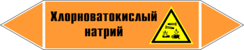 Маркировка трубопровода "хлорноватокислый натрий" (k10, пленка, 507х105 мм)" - Маркировка трубопроводов - Маркировки трубопроводов "КИСЛОТА" - ohrana.inoy.org